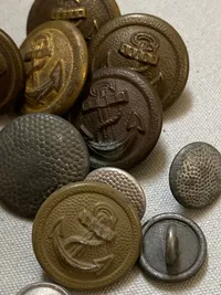Samling Originale tyske Kriegsmarine knapper - ww2