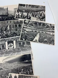 Samling Tyske WW2 samlerkort Hitler mm.
