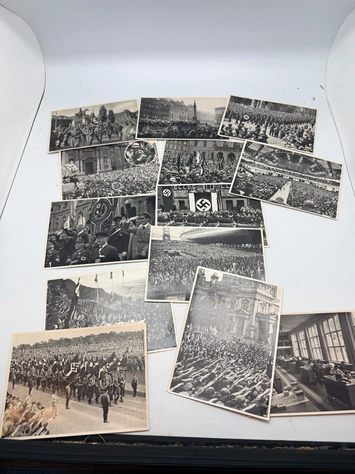 Samling Tyske WW2 samlerkort Hitler mm.