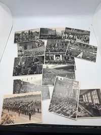 Samling Tyske WW2 samlerkort Hitler mm.