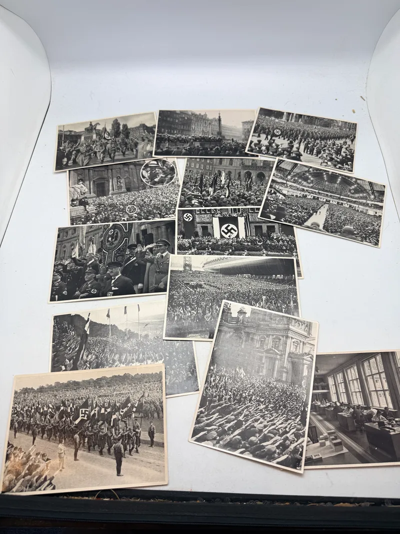 Samling Tyske WW2 samlerkort Hitler mm.