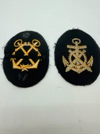 Tysk Kriegsmarine patches. Originale