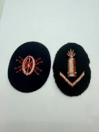 Samling Kriegsmarine patches. Originale