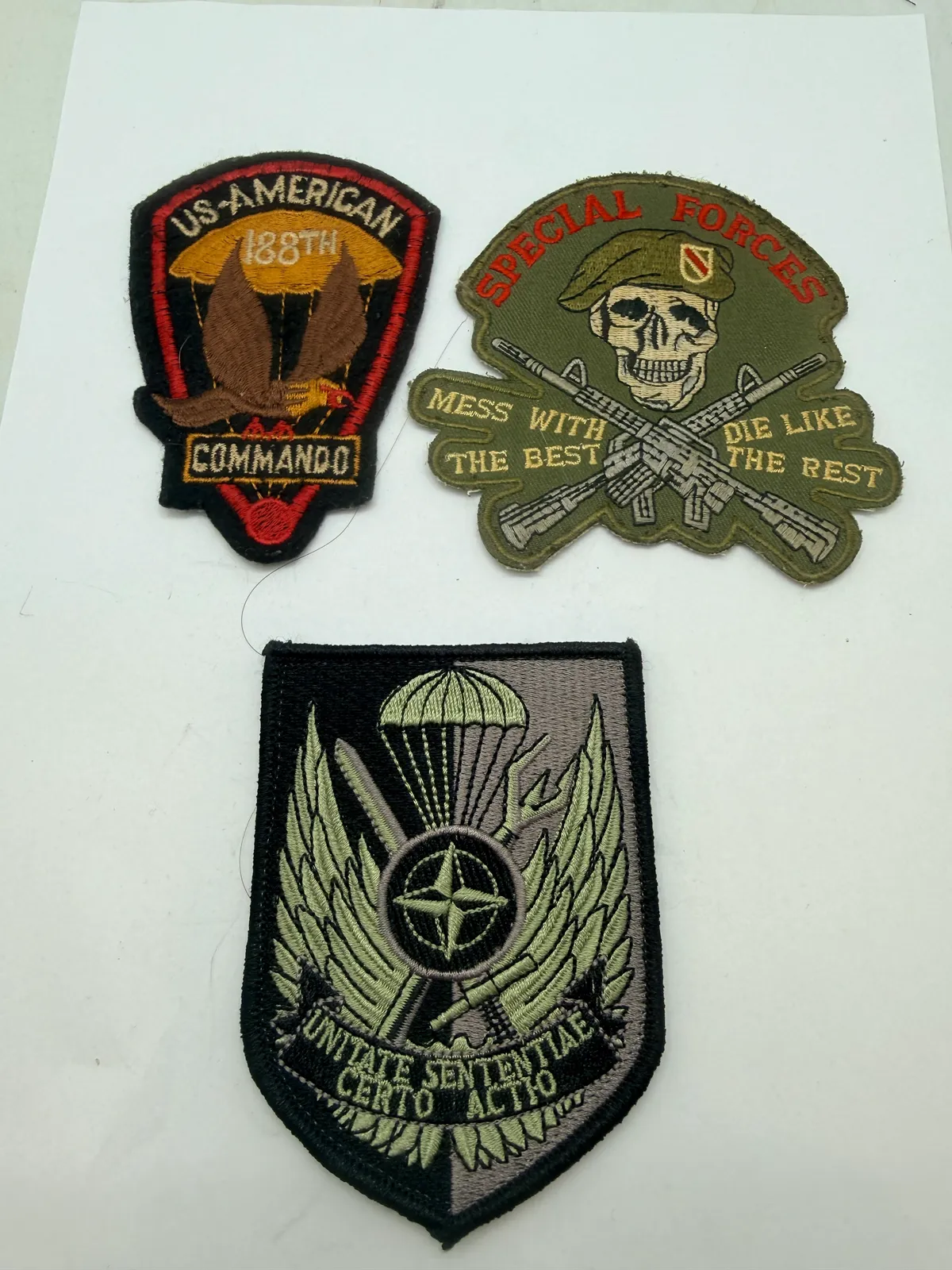 Samling patches. Originale