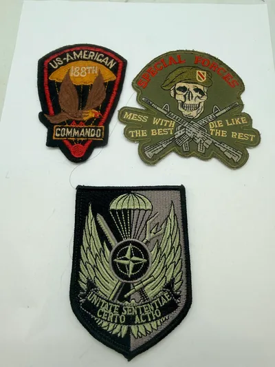 Samling patches. Originale