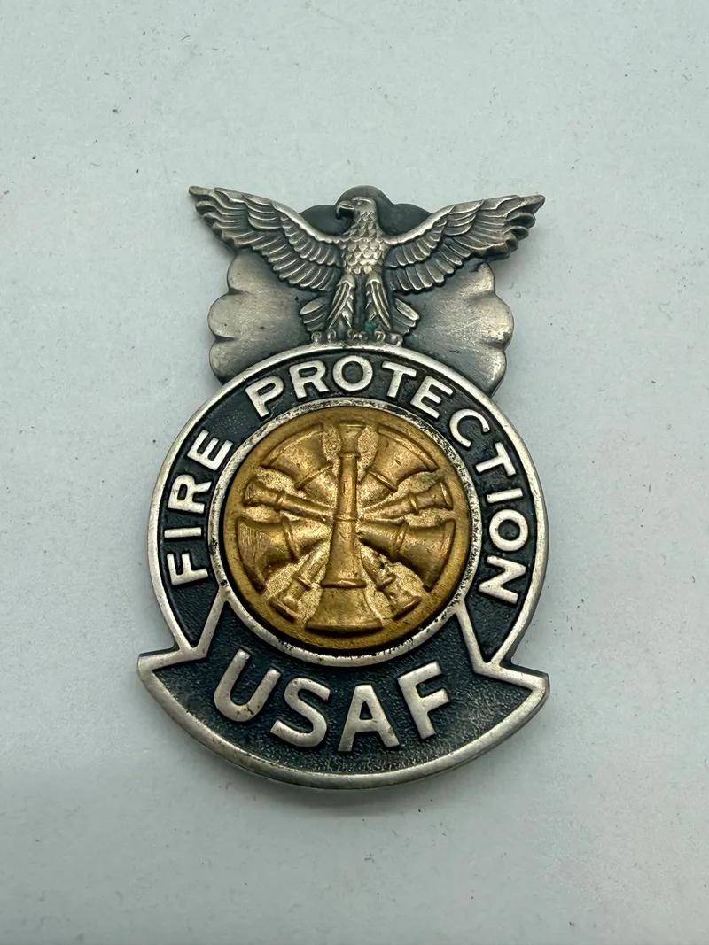Vietnam War United States Air Force Fire Protection Badge. Original