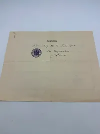 Verdienstkreuz für Kriegshilfe med Besitzzeugnis, ww1. Originalt