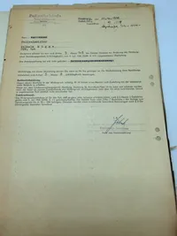 Kæmpe personale mappe fra Tysk betjent WW2 og efter