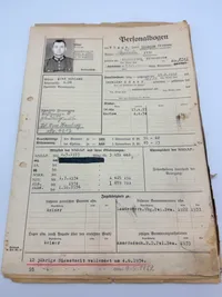Kæmpe personale mappe fra Tysk betjent WW2 og efter