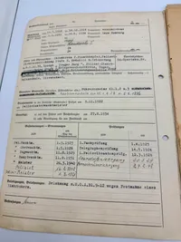 Kæmpe personale mappe fra Tysk betjent WW2 og efter