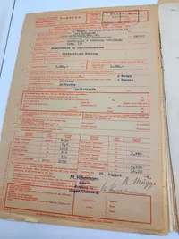 Kæmpe personale mappe fra Tysk betjent WW2 og efter