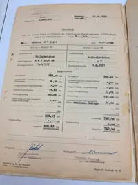 Kæmpe personale mappe fra Tysk betjent WW2 og efter
