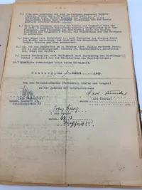 Kæmpe personale mappe fra Tysk betjent WW2 og efter