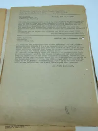 Kæmpe personale mappe fra Tysk betjent WW2 og efter