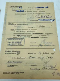 Kæmpe personale mappe fra Tysk betjent WW2 og efter