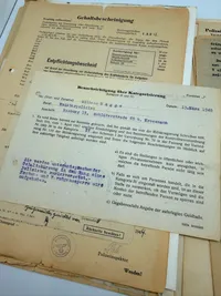 Kæmpe personale mappe fra Tysk betjent WW2 og efter