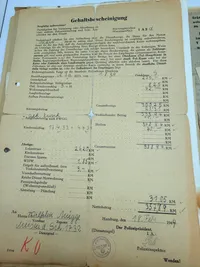 Kæmpe personale mappe fra Tysk betjent WW2 og efter