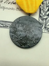 Kaiser Wilhelm-erindringsmedalje, også kendt som Zentenarmedaille. Original