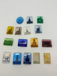 Samling tysk WHW glas mærker, ww2. Originale