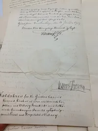 Samling ordenspapirer og kaldelse som Præst