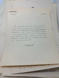 Samling ordenspapirer og kaldelse som Præst