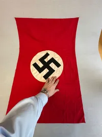 Originalt Tysk Husflag WW2, velfremstillet