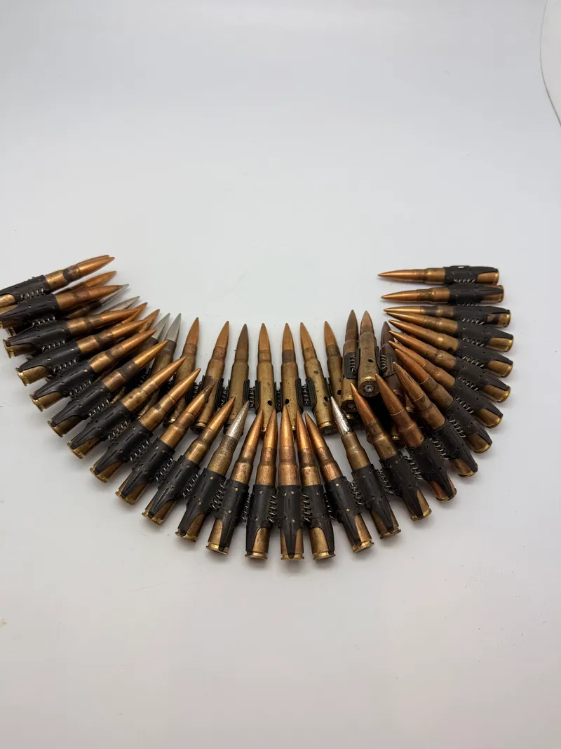 Tysk MG42 patronbælte 7.92, ww2. Originalt