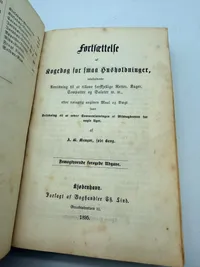Madam Mangor Kogebog for smaa Husholdninger. 34. oplag. 1895. 364+282+178s. helshirting 
 Kogebog, fortsættelse og syltebog.