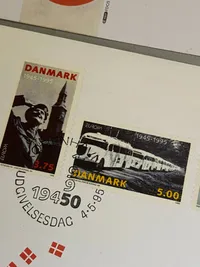 Originale førstedagskuverter - dk flyvevåben og Danmarks befrielse