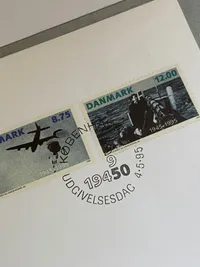 Originale førstedagskuverter - dk flyvevåben og Danmarks befrielse
