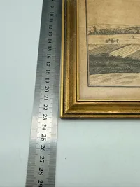 Antikt kobberstik Roskilde