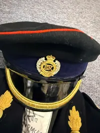 Engelsk kvindelig Major uniform med navn