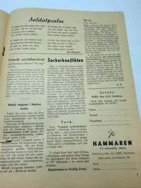 Svensk Nazistisk avis WW2, original  ekstremt sjælden