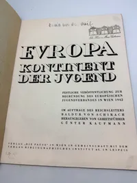 Tysk Propaganda Kontinent der jugend Europa med Bla. NSU