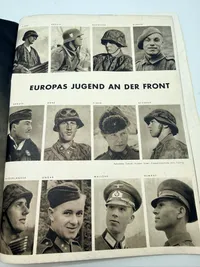 Tysk Propaganda Kontinent der jugend Europa med Bla. NSU