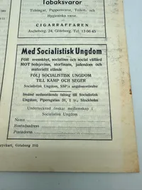 Svensk Nazistisk avis WW2 ekstremt sjælden