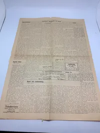 Svensk Nazistisk avis WW2 ekstremt sjælden