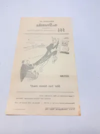 Svensk Nazistisk løbeseddel WW2, ekstremt sjælden