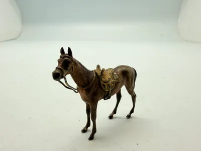 Wiener bronze figur hest