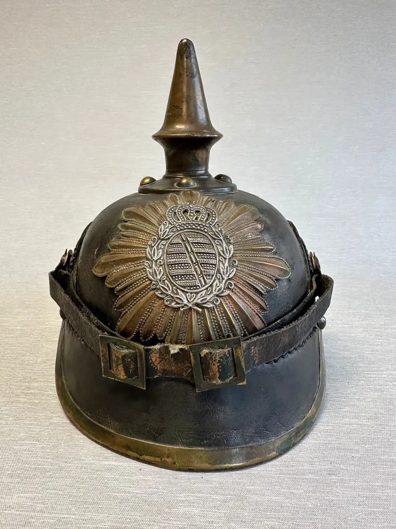 Tysk Pikkelhue WW1, repro, stor størrelse