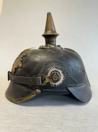 Tysk Pikkelhue WW1, repro, stor størrelse