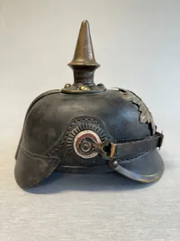 Tysk Pikkelhue WW1, repro, stor størrelse