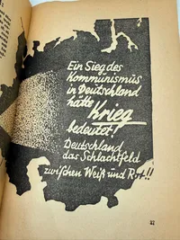 Tidlig Tysk Hitler propaganda 1933, original