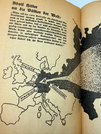 Tidlig Tysk Hitler propaganda 1933, original