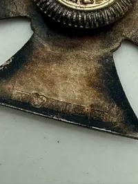 Lommemærke Den Danske Finlands Bataljon 1939/40 Sølv, sjældent originalt stykke