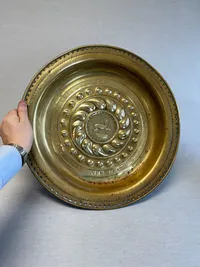 Originalt Dansk dåbsfad ca. 1750 Hidrøre fra Hvedholm slot på Fyn