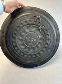 Originalt Dansk dåbsfad ca. 1750 Hidrøre fra Hvedholm slot på Fyn