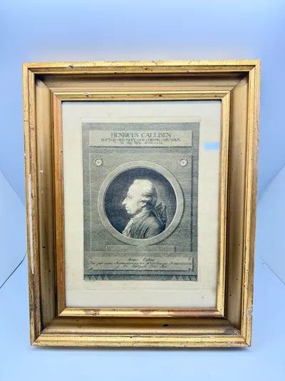1700 tals kobberstik af professor og kirurg Heinrich Callisen (1740–1824). Originalt