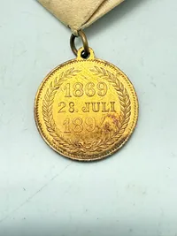Dansk sølvbryllups medalje