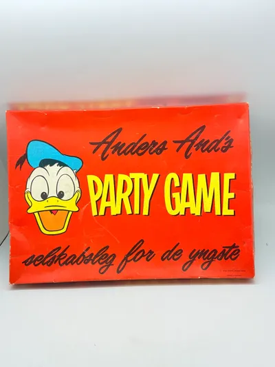 Anders And party game, originalt (ej komplet)